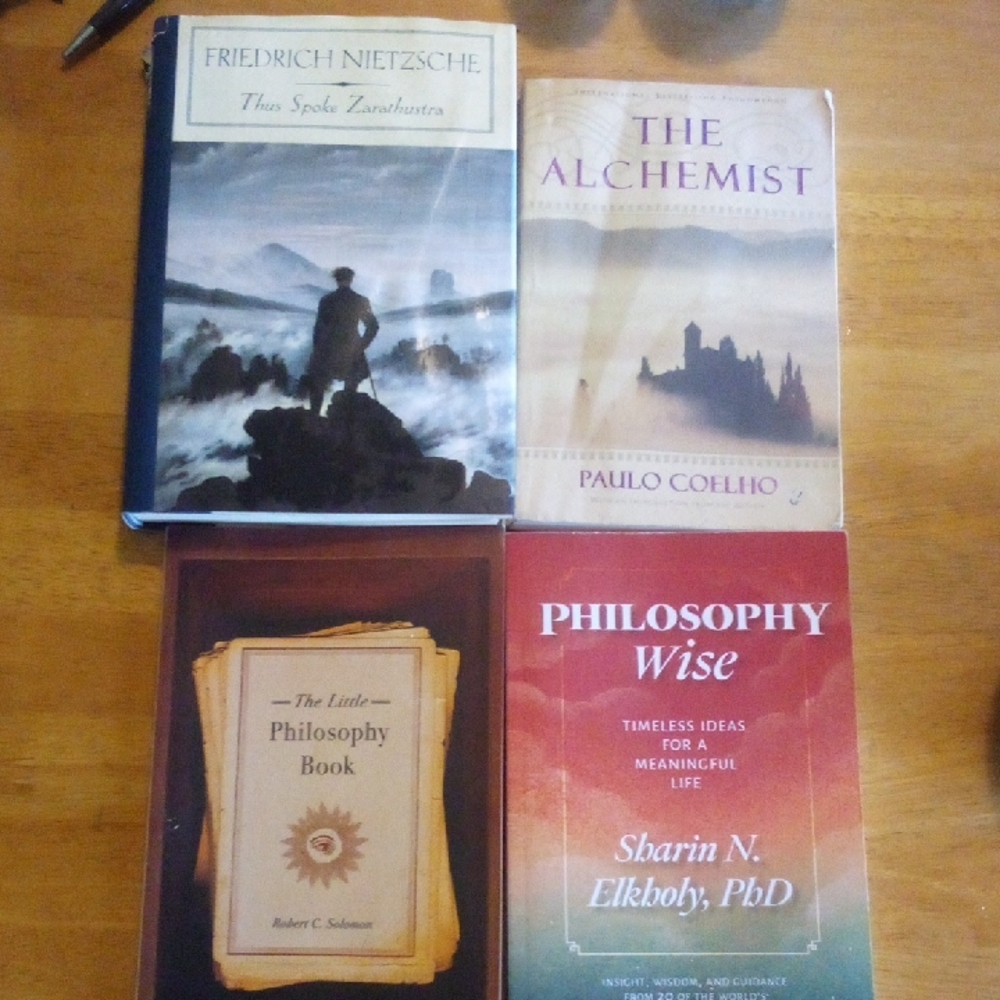 Philosophy Books: Nietzsche, Paulo Coelho, Philosophy Wise & Little Philosophy
